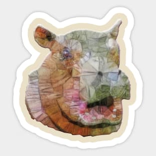 Happy Hippo Sticker